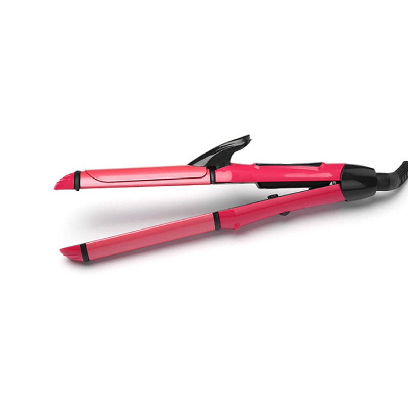 2 In 1 Ceramic Plate Hair Straightener And Curler